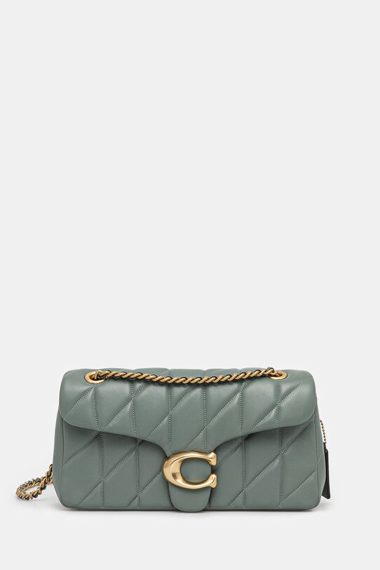 Coach poseta de piele Tabby uni verde CP150
