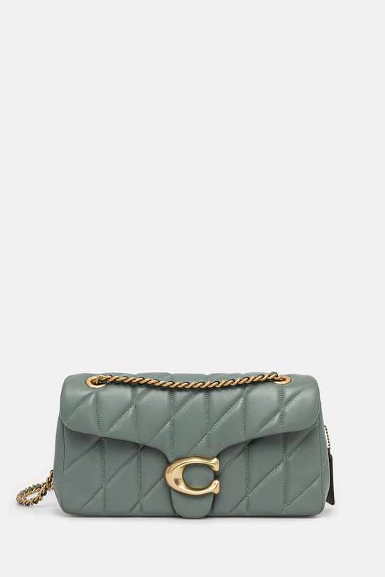 Coach torebka skórzana Tabby skóra licowa zielony CP150