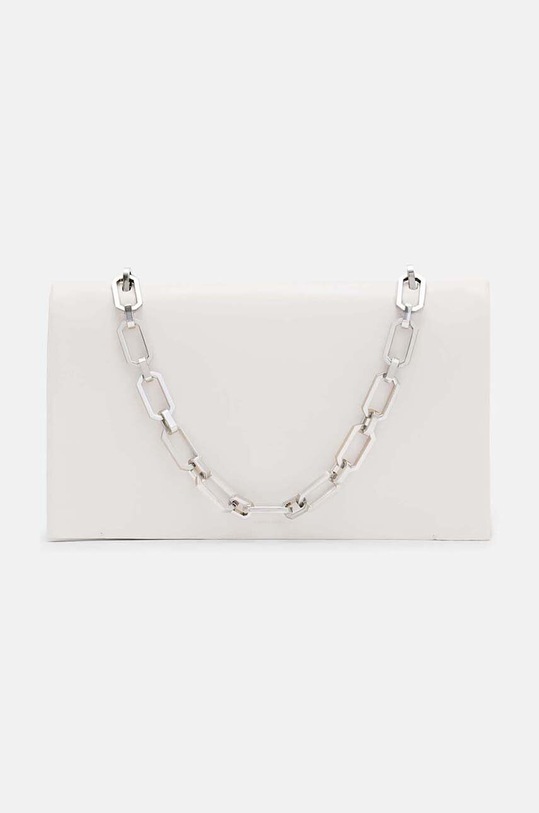 AllSaints poseta de piele Akira uni alb WB620Z