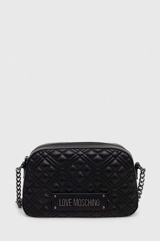 Love Moschino torebka imitacja skóry licowej czarny JC4013PP1I