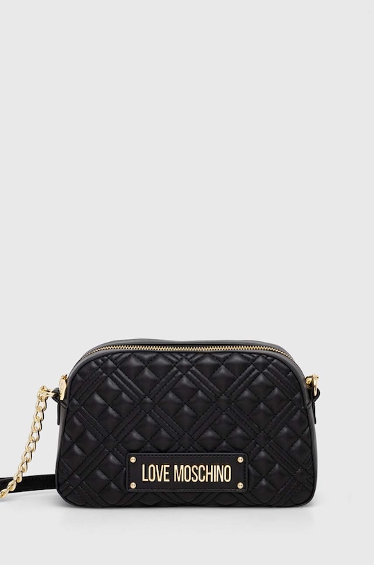 Love Moschino torebka imitacja skóry licowej czarny JC4013PP1I