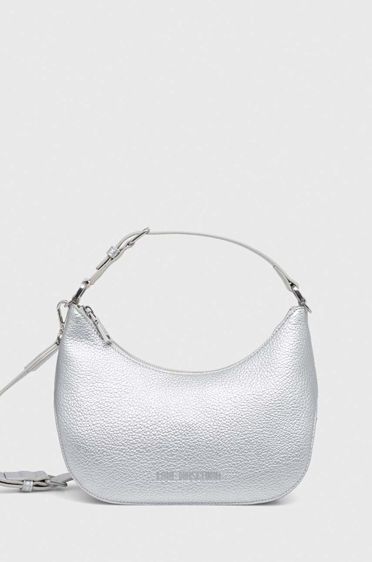 Kabelka Love Moschino imitácia kože strieborná JC4018PP1ILT1