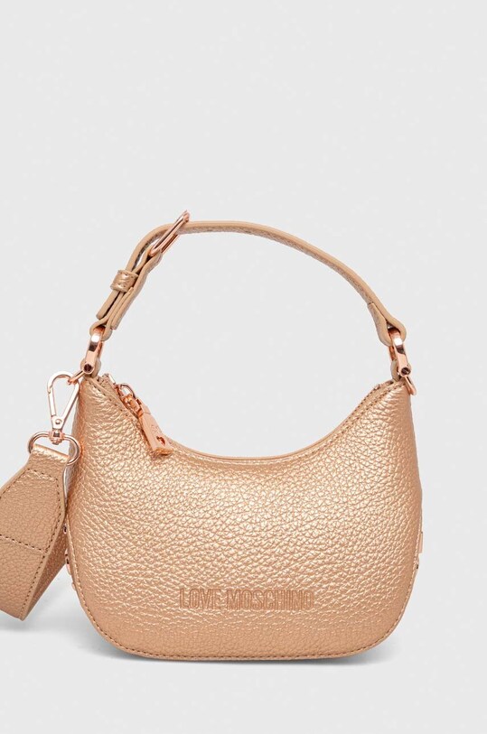 Love Moschino torebka nie mieści A4 złoty JC4019PP1ILT1