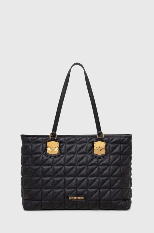 Love Moschino torebka mieści A4 czarny JC4049PP1I