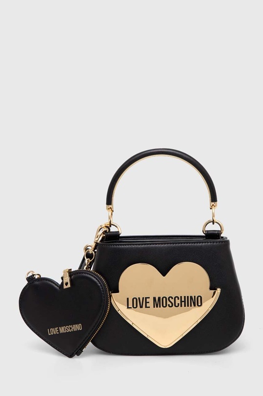 Love Moschino torebka aplikacja czarny JC4129PP1I