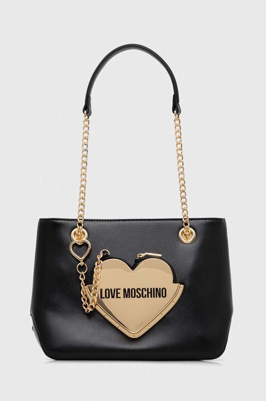 Love Moschino torebka aplikacja czarny JC4130PP1I