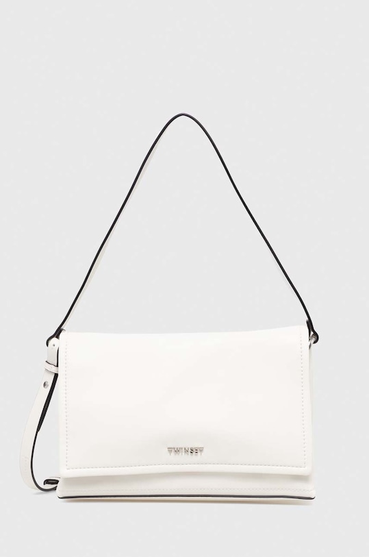 Kabelka Twinset jednofarebný biela 241TD8255