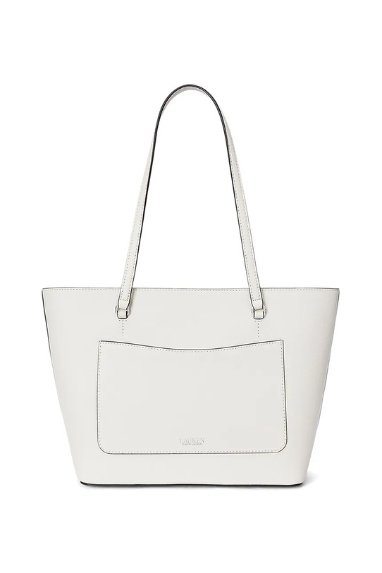 Lauren Ralph Lauren torebka skórzana 431924351 biały SS25