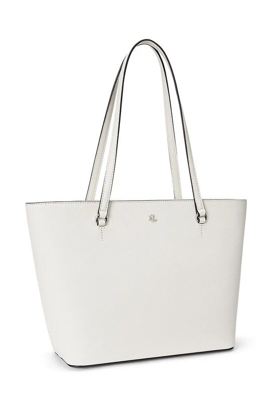 Doplňky Kožená kabelka Lauren Ralph Lauren 431924351 bílá