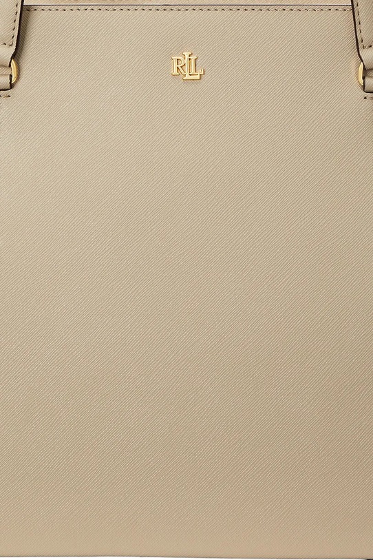 Lauren Ralph Lauren torebka skórzana 431924351 beżowy