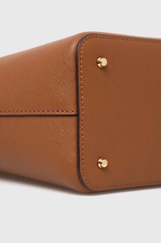 Шкіряна сумочка Lauren Ralph Lauren 431924351 бежевий