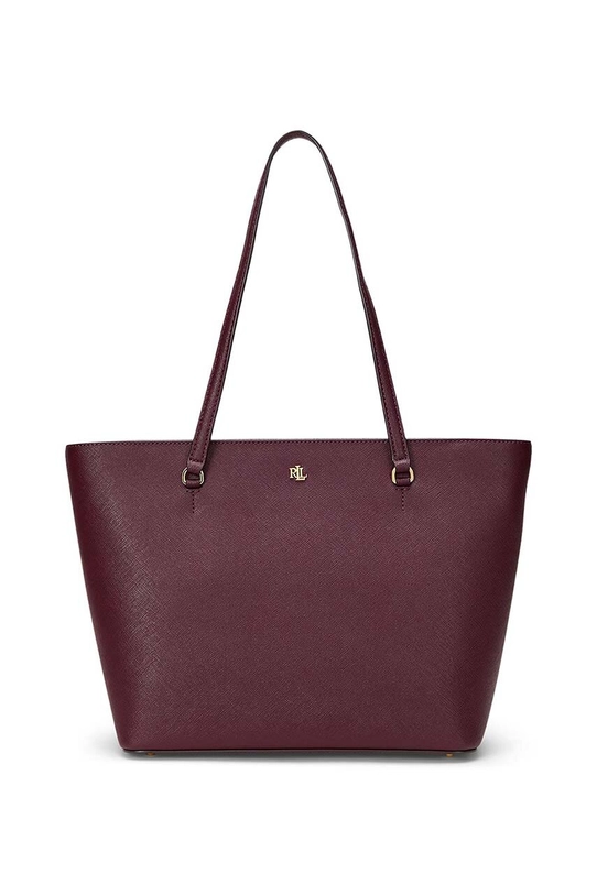 Lauren Ralph Lauren poseta de piele uni burgundia 431924351