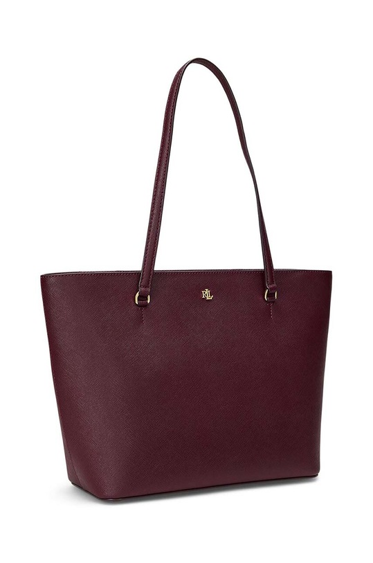 Doplňky Kožená kabelka Lauren Ralph Lauren 431924351 burgundské