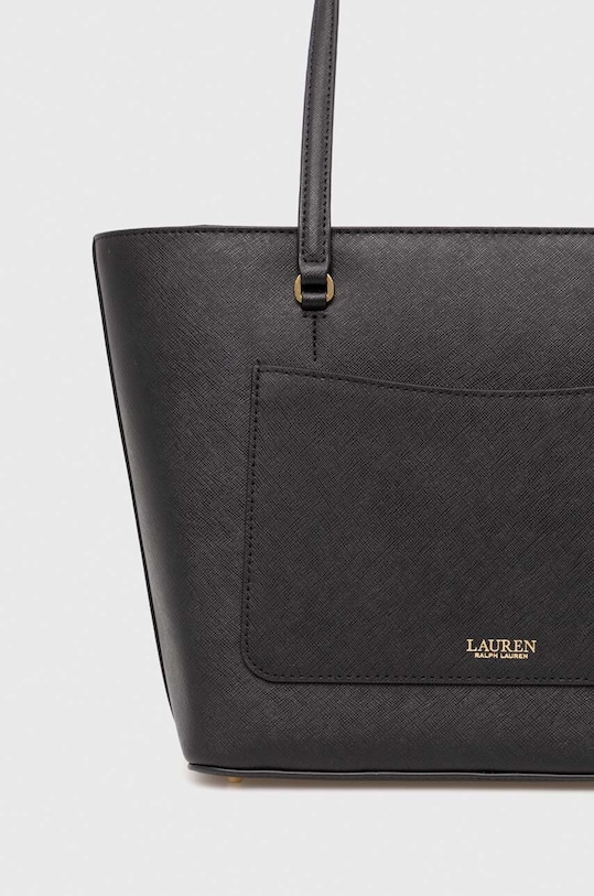Аксесуари Шкіряна сумочка Lauren Ralph Lauren 431924351 чорний