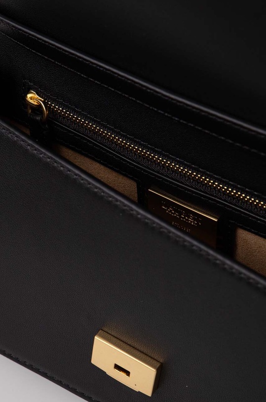 Δερμάτινη τσάντα Lauren Ralph Lauren 431934746 μαύρο