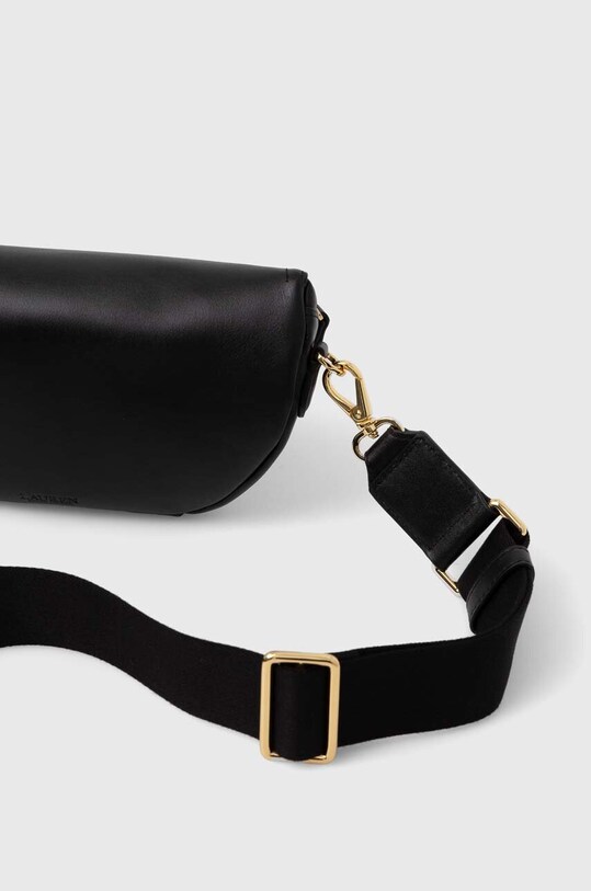 Doplnky Kožená kabelka Lauren Ralph Lauren 431934832 čierna