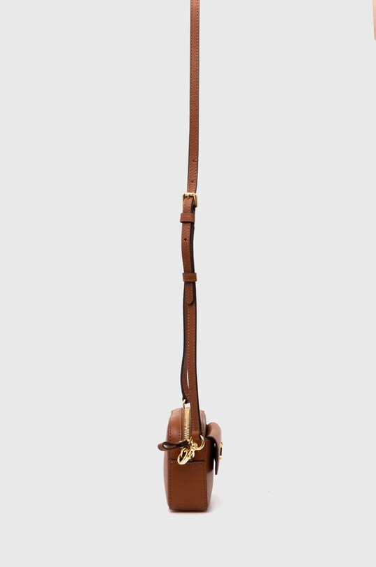Kožna torba Lauren Ralph Lauren 432934353 smeđa AW24