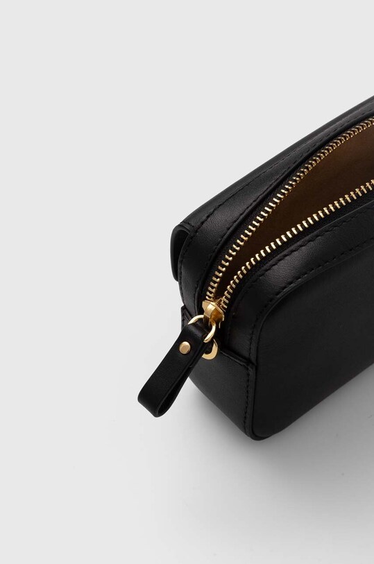 Шкіряна сумочка Lauren Ralph Lauren 432934353 чорний