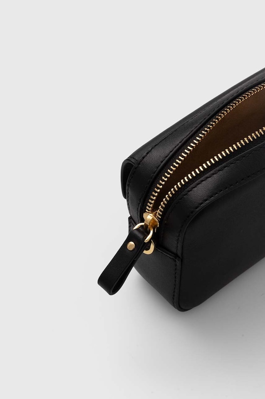 Kožená kabelka Lauren Ralph Lauren 432934353 čierna