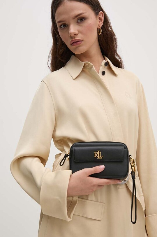 Шкіряна сумочка Lauren Ralph Lauren 432934353