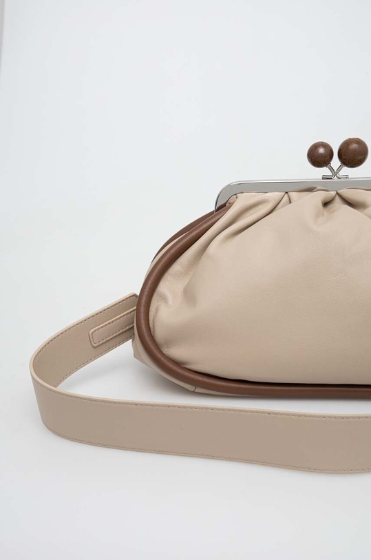 Kožna torba Weekend Max Mara bež 2415511064600