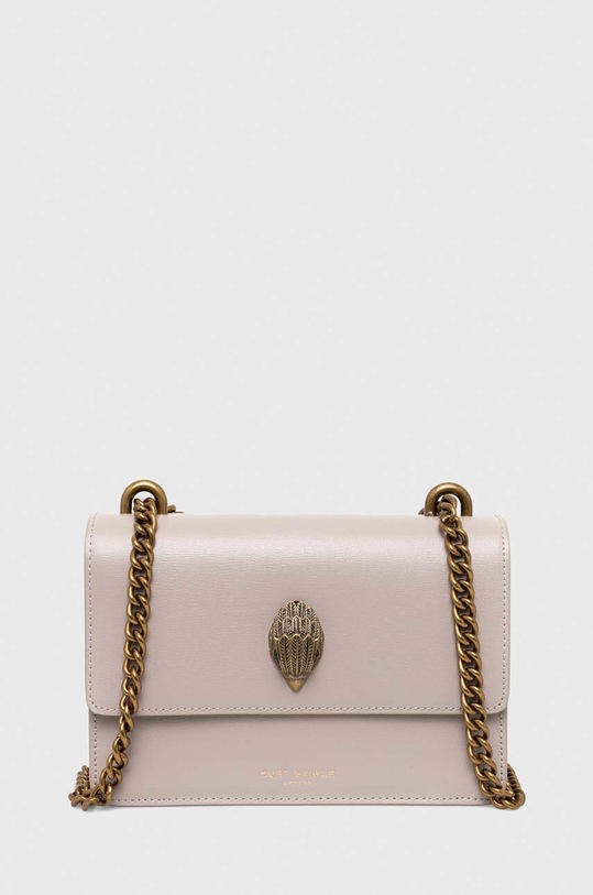 Kurt Geiger London torebka skórzana skóra licowa beżowy 495243109