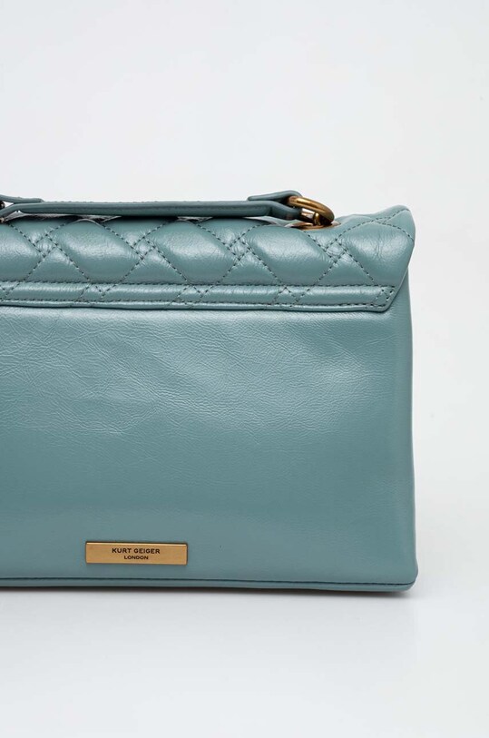 Kurt Geiger London torebka skórzana turkusowy 539982109