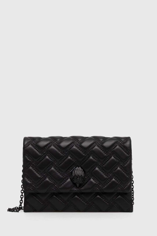 Кожаная сумочка Kurt Geiger London кожа чёрный 1257100109