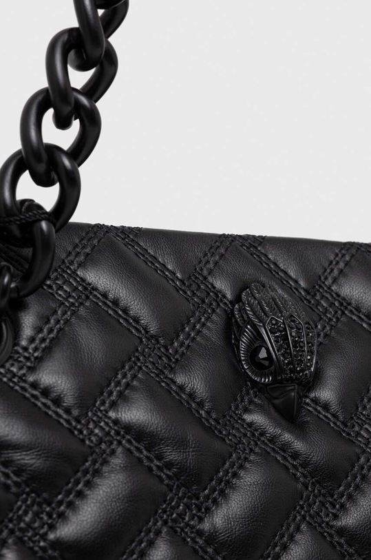 Kožená kabelka Kurt Geiger London čierna 1269100109