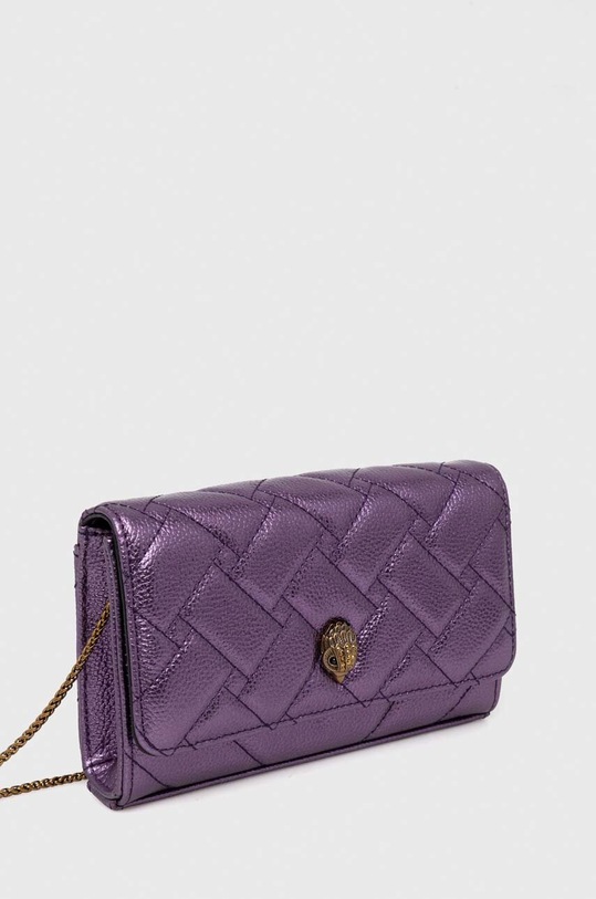 Kurt Geiger London kopertówka skórzana 1733090109 fioletowy SS24