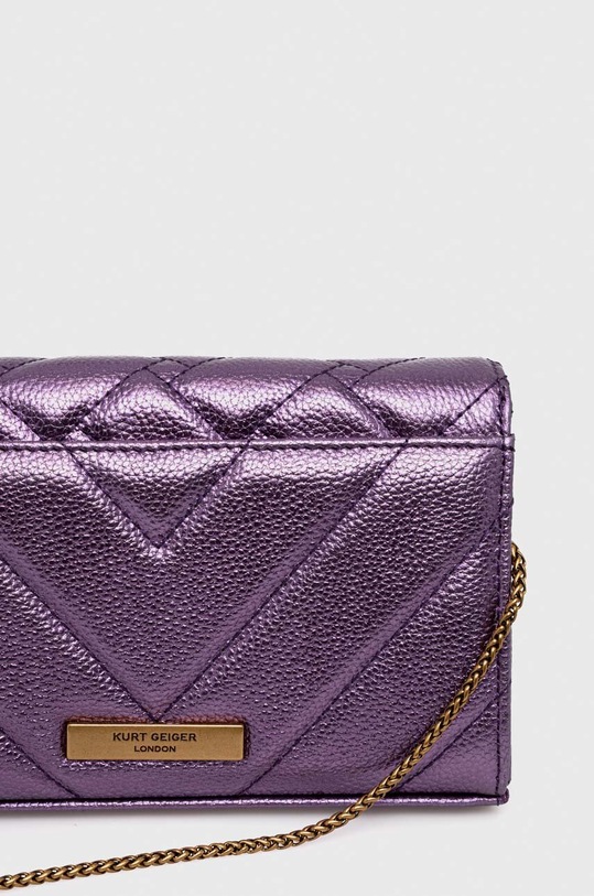 Kurt Geiger London kopertówka skórzana fioletowy 1733090109