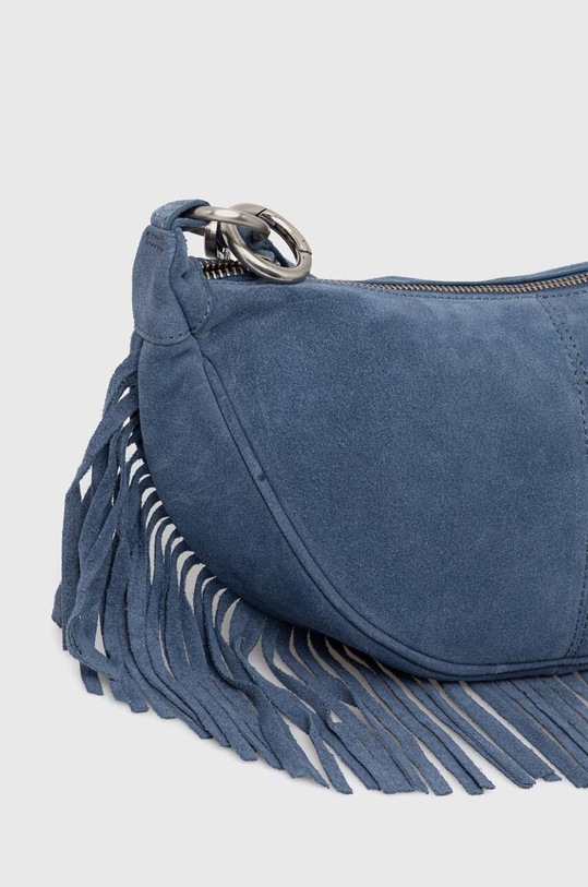 Pepe Jeans geanta de mana din piele intoarsa JANICE ANGIE albastru PL031530