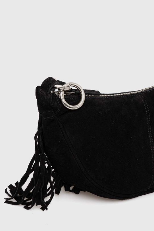 Akcesoria Pepe Jeans torebka zamszowa JANICE ANGIE PL031530 czarny