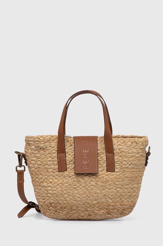 Pepe Jeans kézitáska textil bézs PL031549