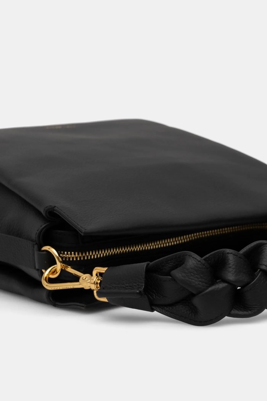 Kožená kabelka Coccinelle černá E1.M50.13.01.01