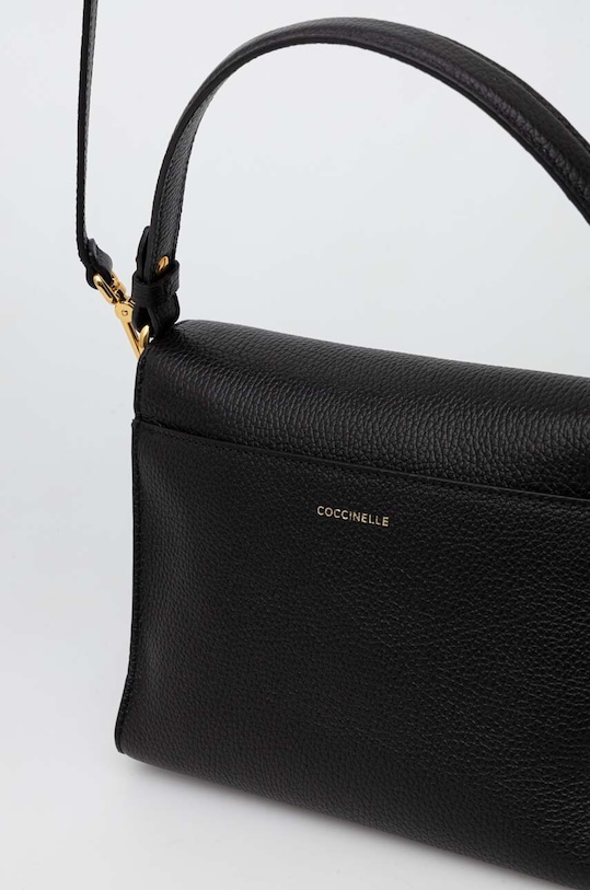 Coccinelle torebka skórzana czarny E1.P7P.18.01.21