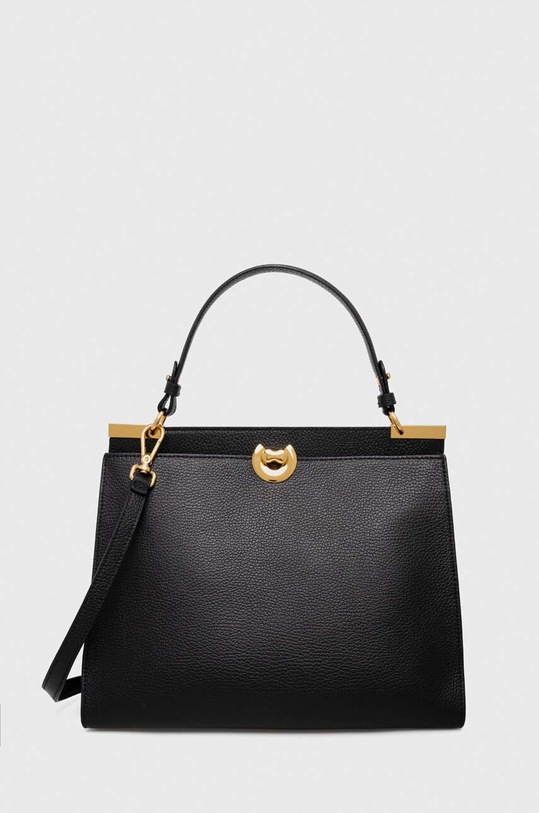 Coccinelle torebka skórzana skóra licowa czarny E1.P7P.18.02.21