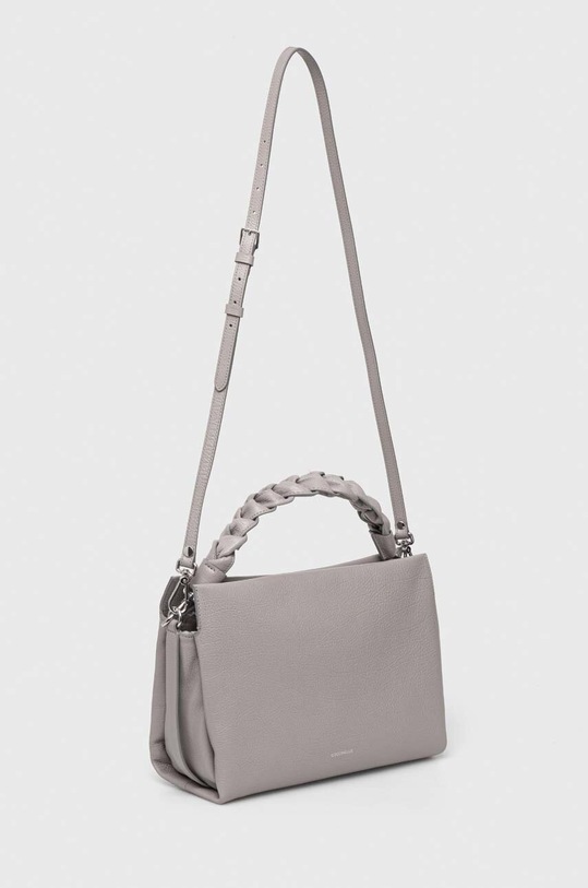 Kožna torba Coccinelle E1.Q6T.19.02.01 siva SS24