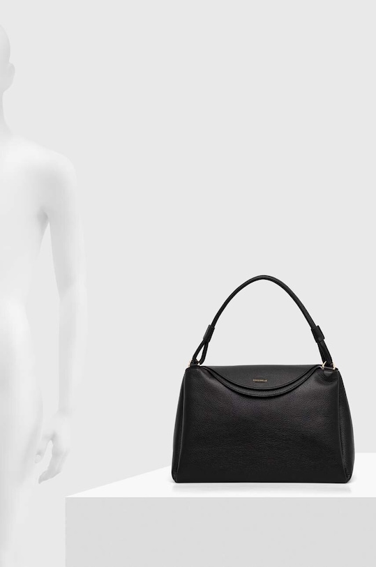 Usnjena torbica Coccinelle E1.Q9F.11.01.01 črna