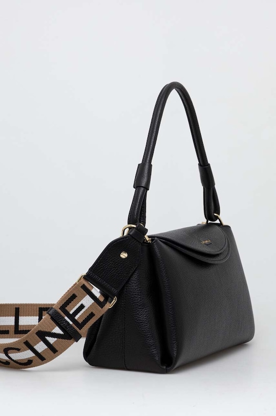 Usnjena torbica Coccinelle E1.Q9F.12.01.01 črna SS24