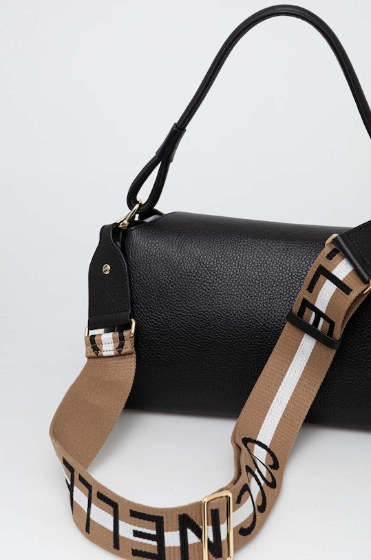 Usnjena torbica Coccinelle črna E1.Q9F.12.01.01