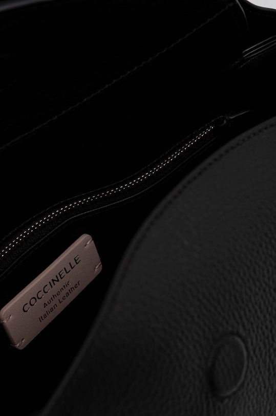 Usnjena torbica Coccinelle E1.Q9F.12.01.01 črna