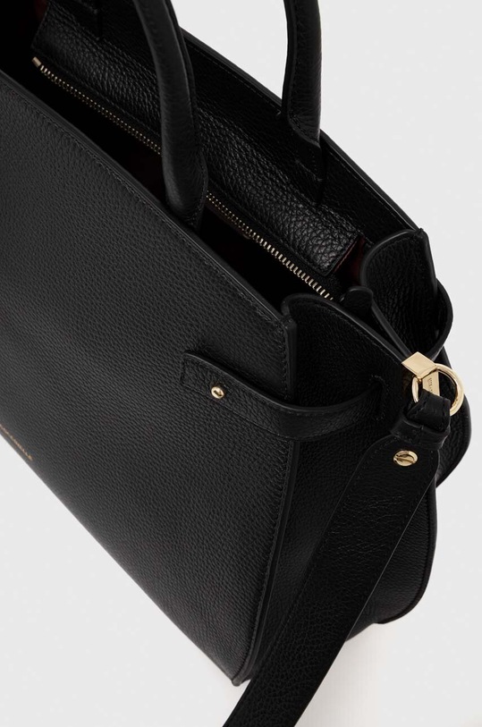 Kožená kabelka Coccinelle E1.QLA.18.01.01 černá