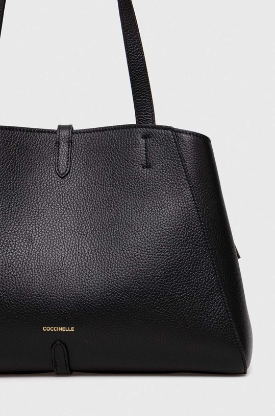 Akcesoria Coccinelle torebka skórzana E1.QLF.11.01.01 czarny
