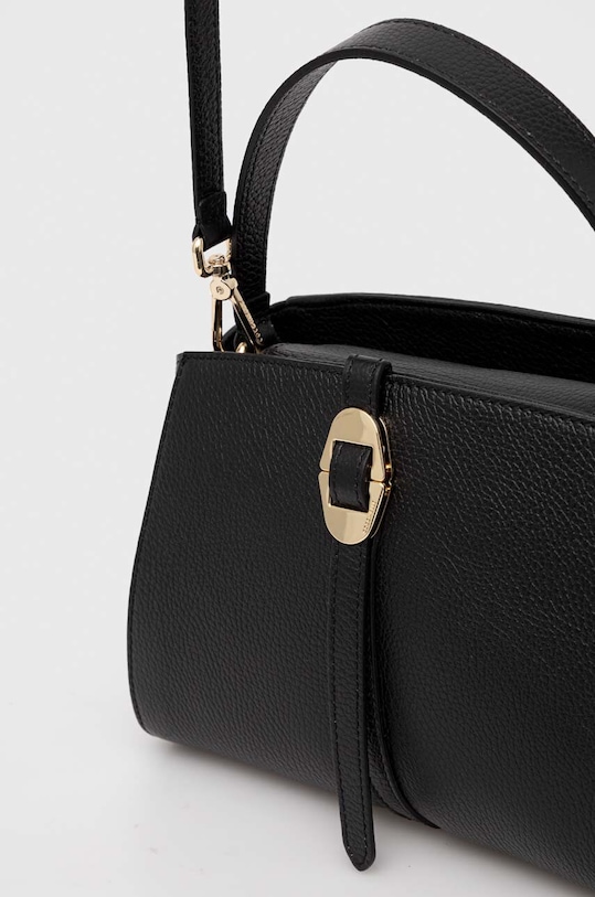 Akcesoria Coccinelle torebka skórzana E1.QLF.18.02.01 czarny