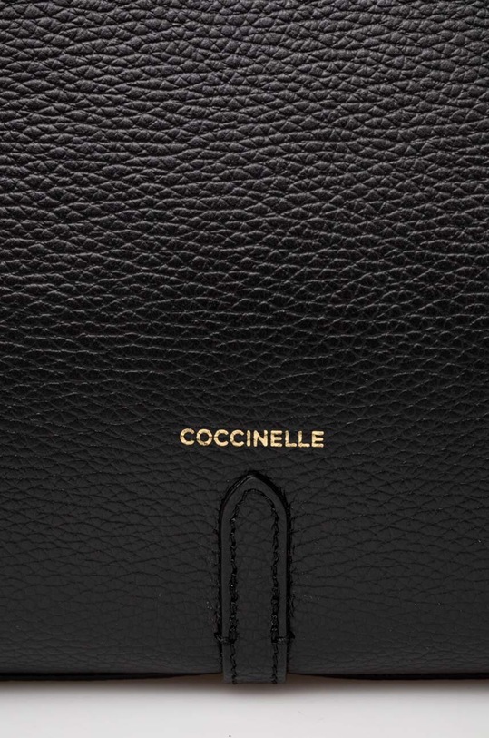 Coccinelle torebka skórzana czarny E1.QLF.18.02.01