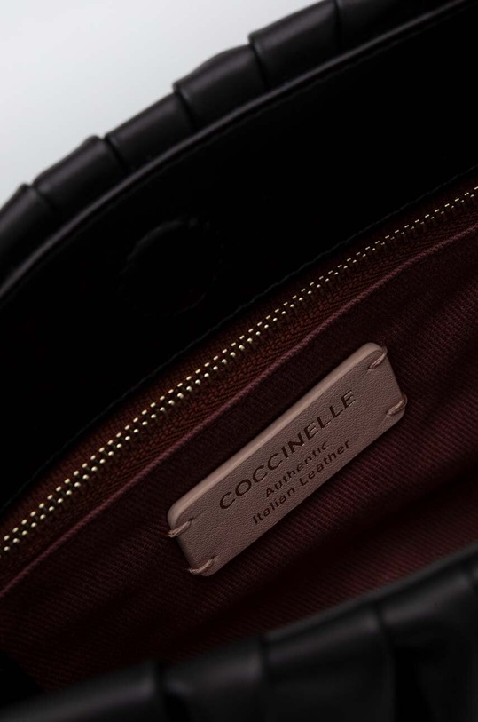 Coccinelle kopertówka skórzana E1.QM5.19.02.01 czarny