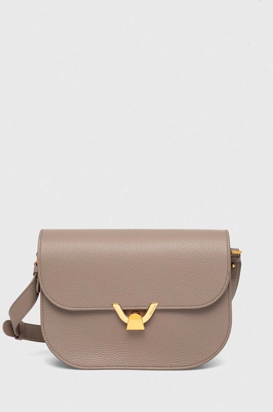 Coccinelle torebka skórzana skóra licowa beżowy E1.QTF.15.01.01