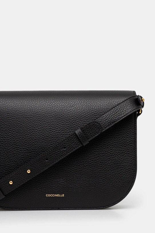 Accesorii Coccinelle poseta de piele E1.QTF.15.01.01 negru