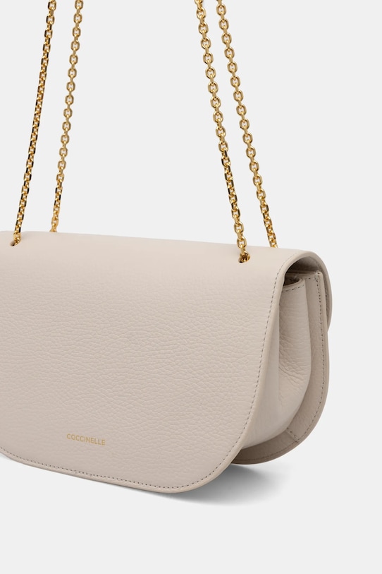 Doplňky Kožená kabelka Coccinelle E1.QTF.15.02.01 béžová